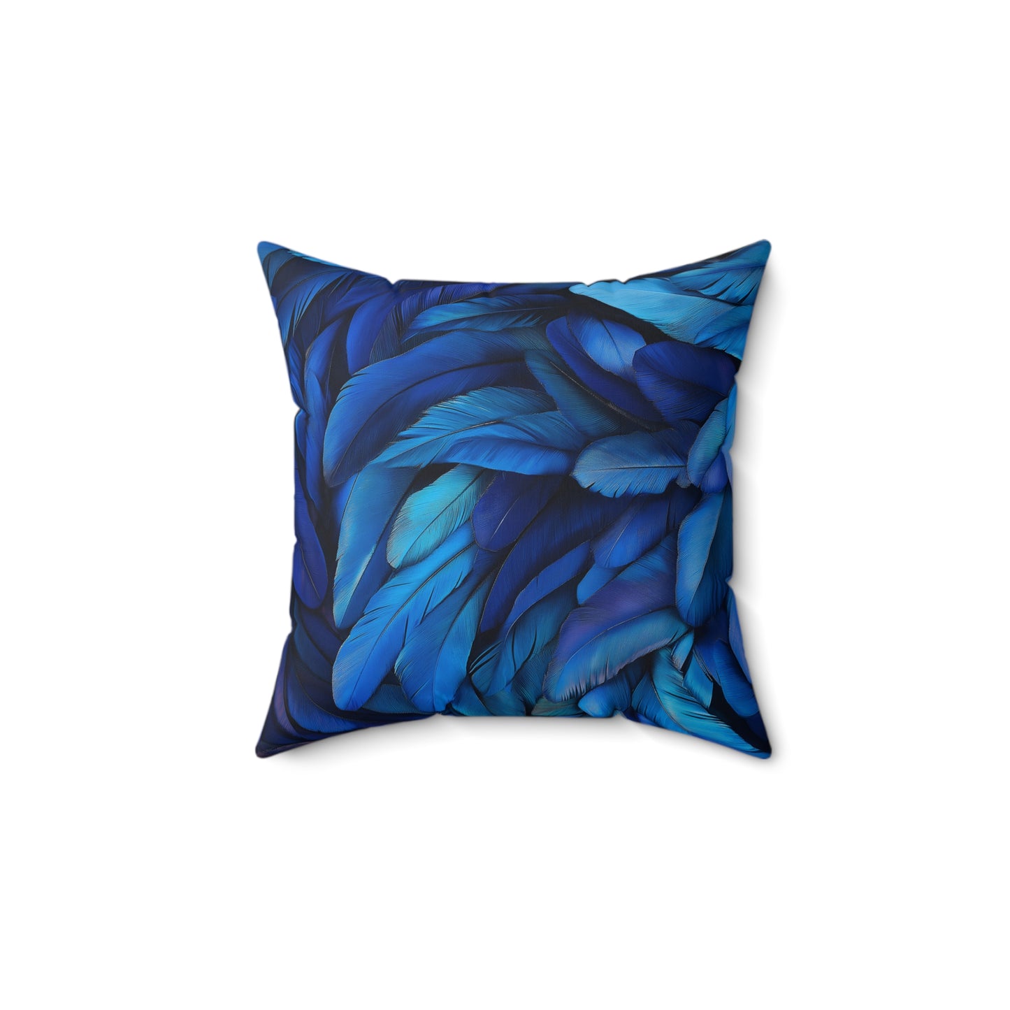 Steller’s Jay Feather Polyester Pillow