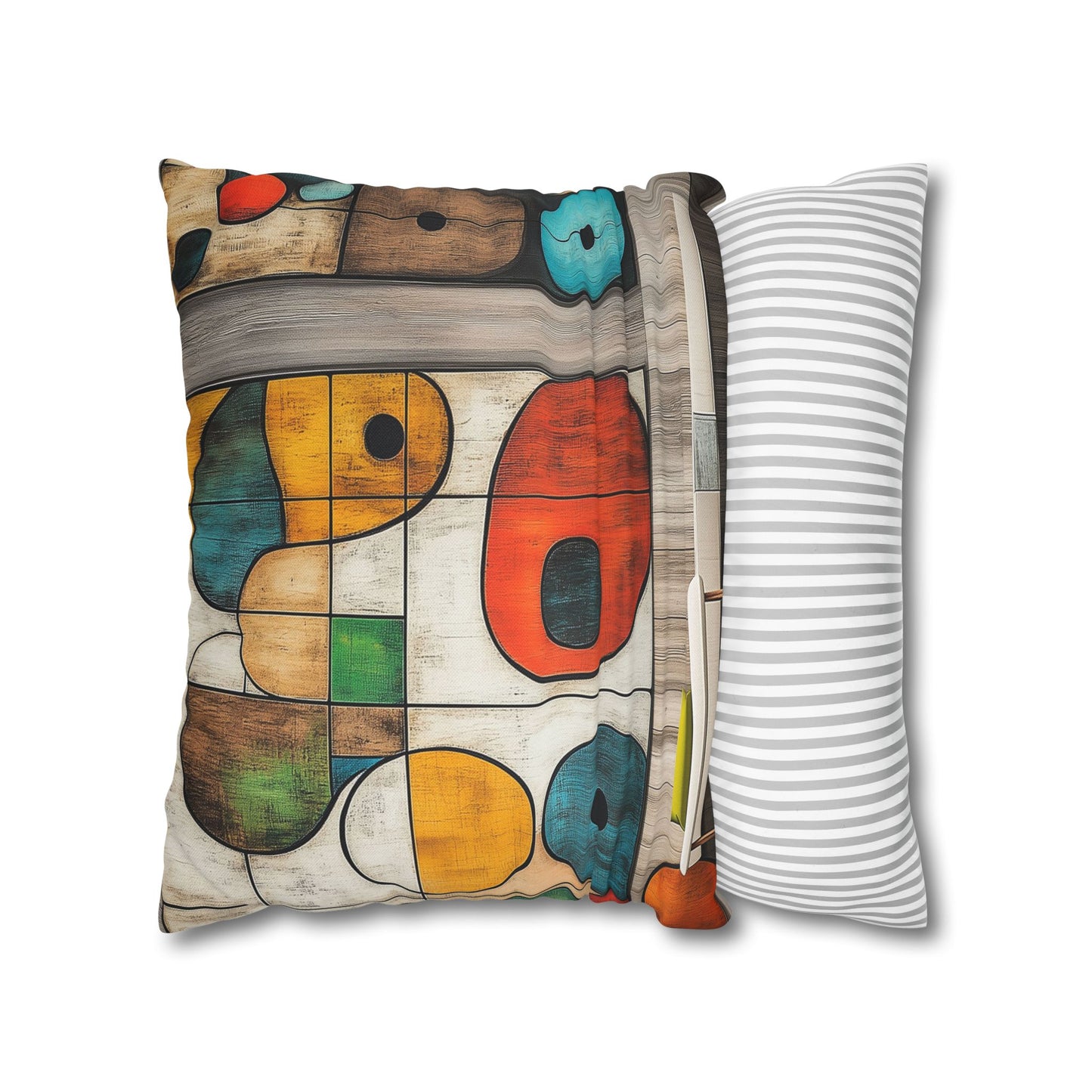 Geometric Ecstasy - Square Polyester Pillowcase