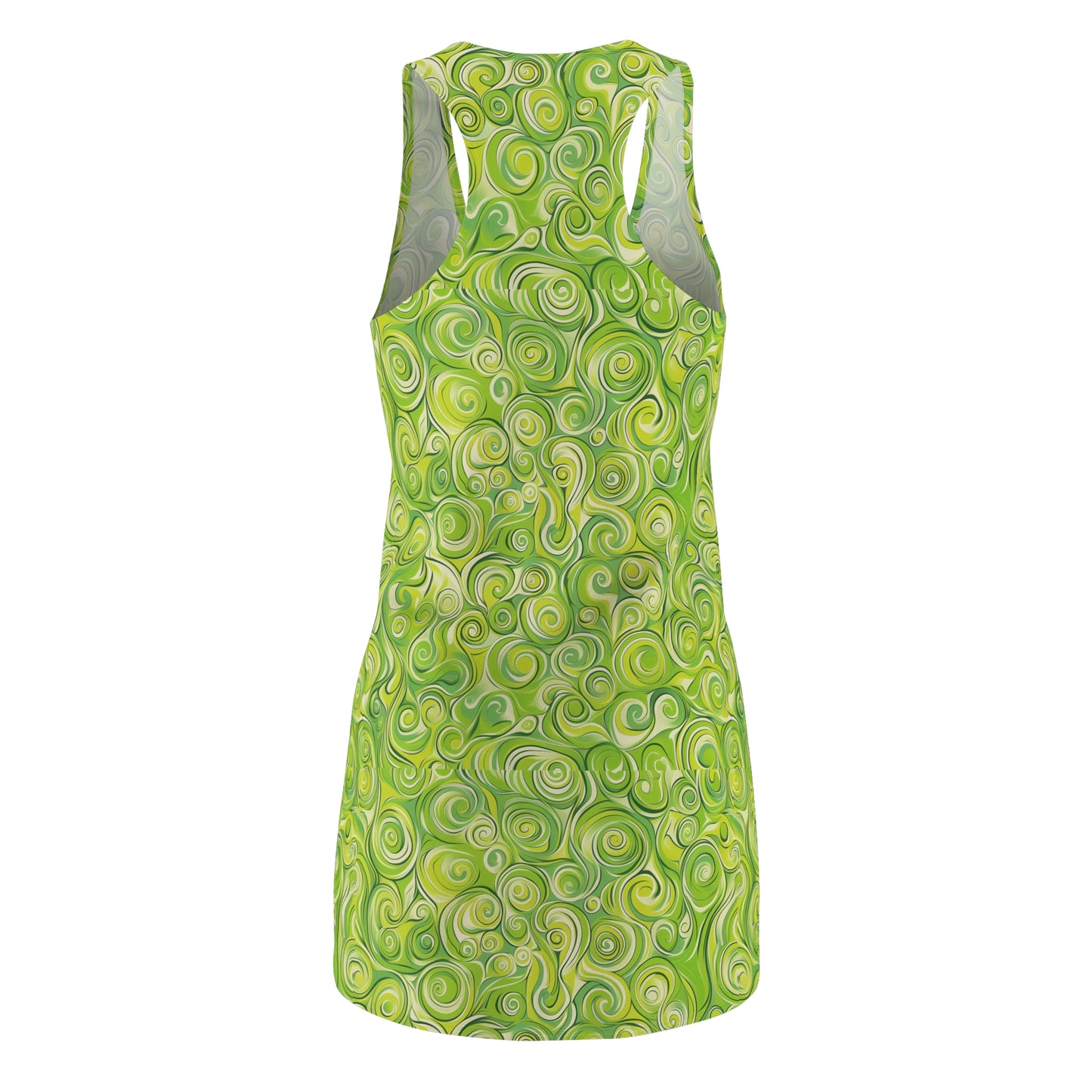 Lake57 Green Swirlino Racerback Dress