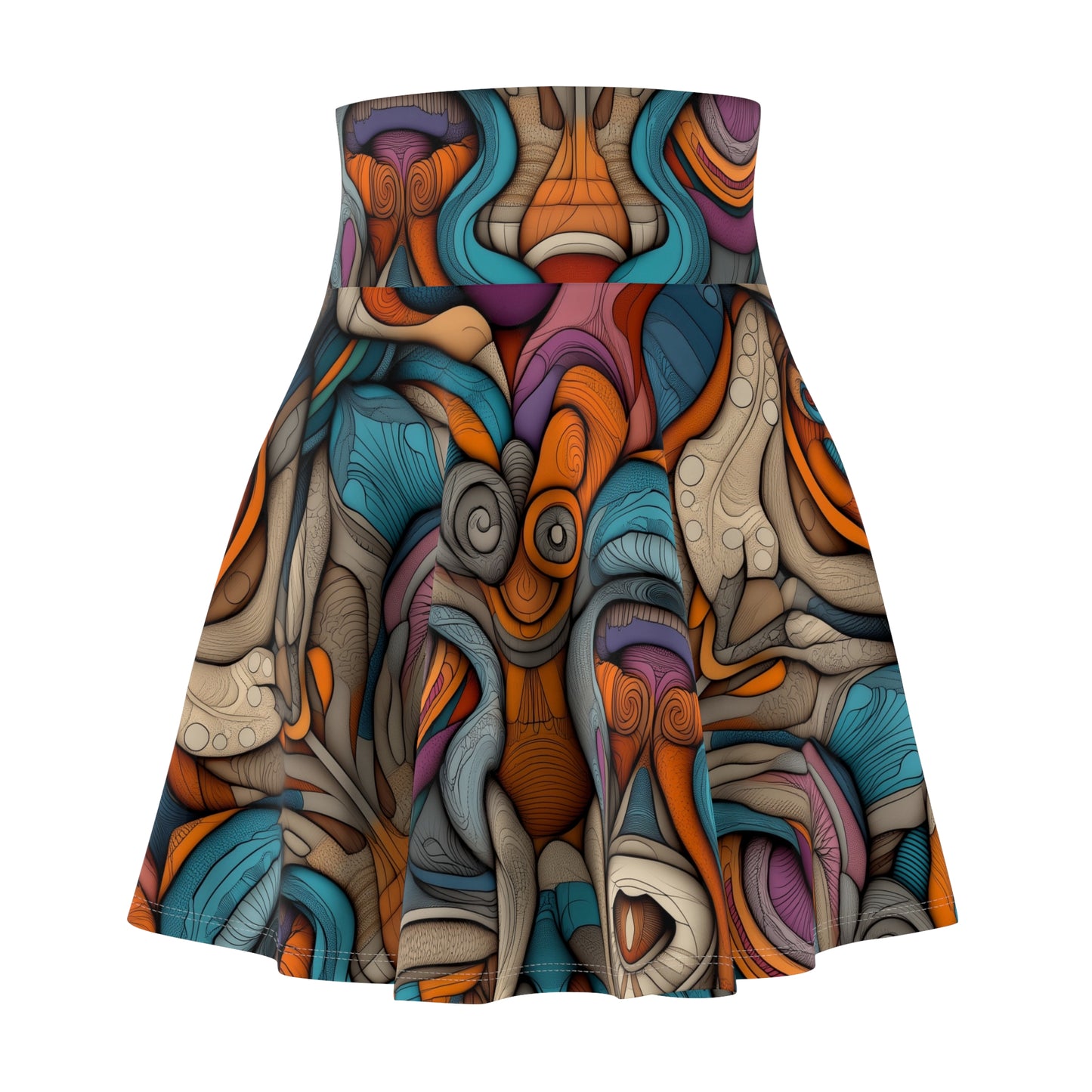 Dreamweaver's Mask - Skater Skirt