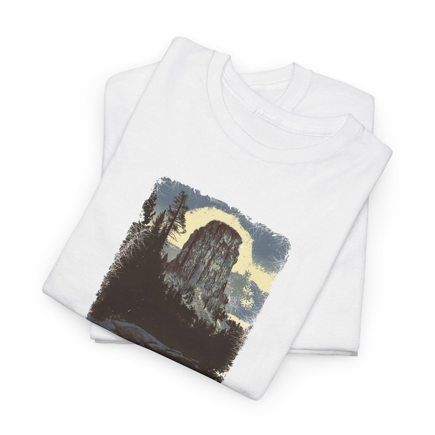 Priest Lake, Idaho Chimney Rock Unisex Softstyle T-Shirt