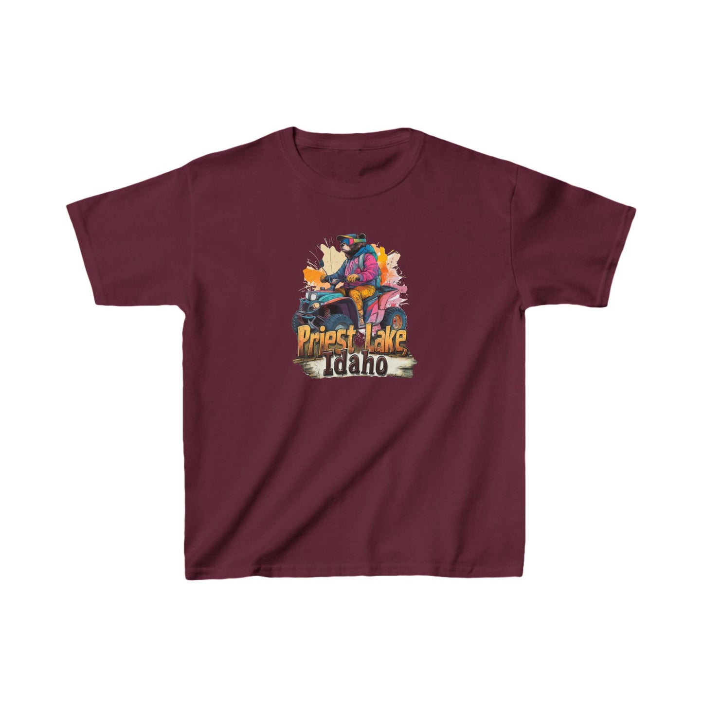 Priest Lake Bear Quad 1 Kids T-shirt