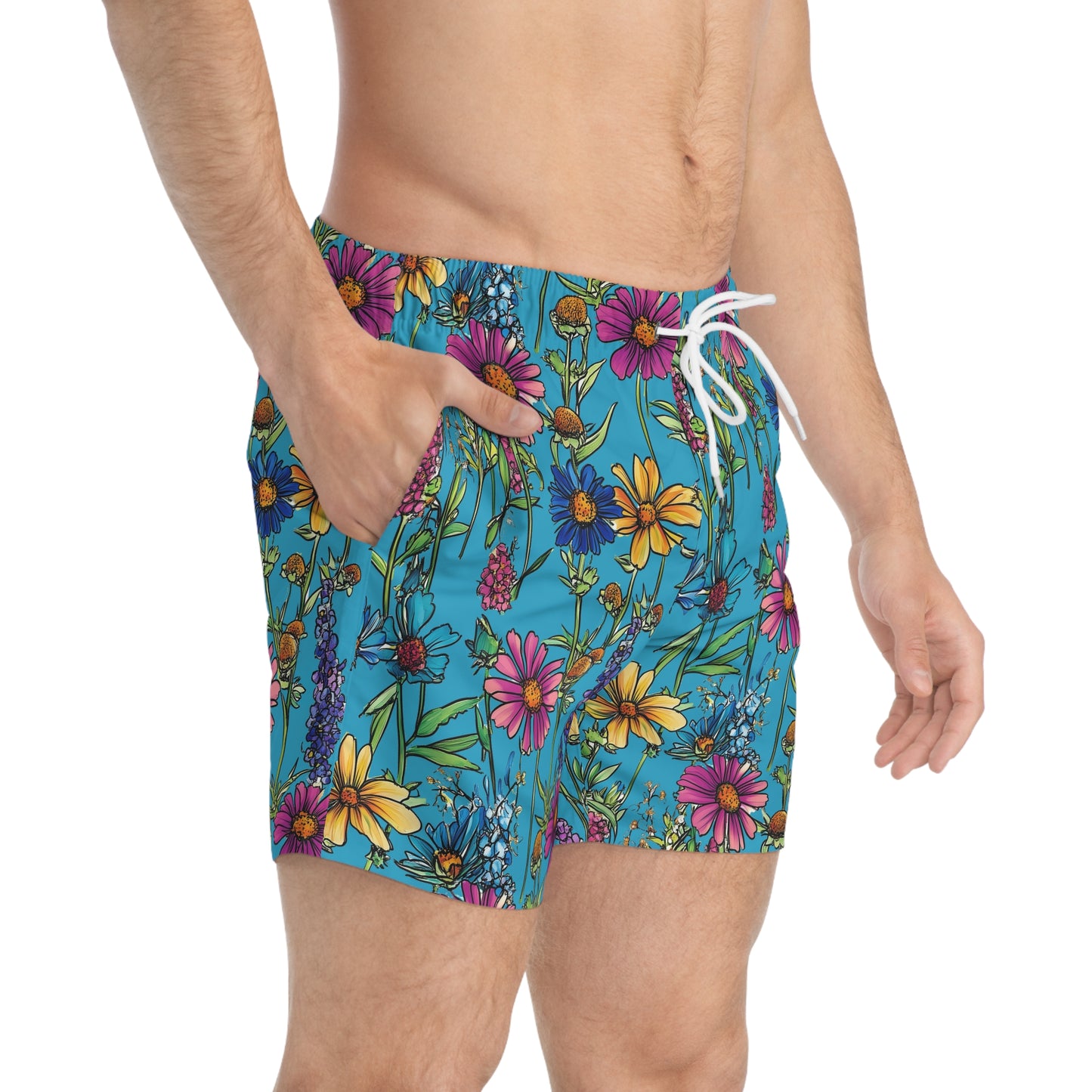 Wild Flower Priest Lake Swim Trunks