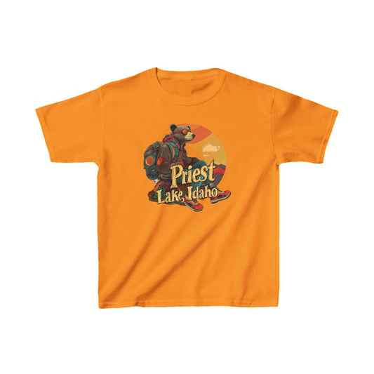 Hiker Bear 1 Kids T-shirt