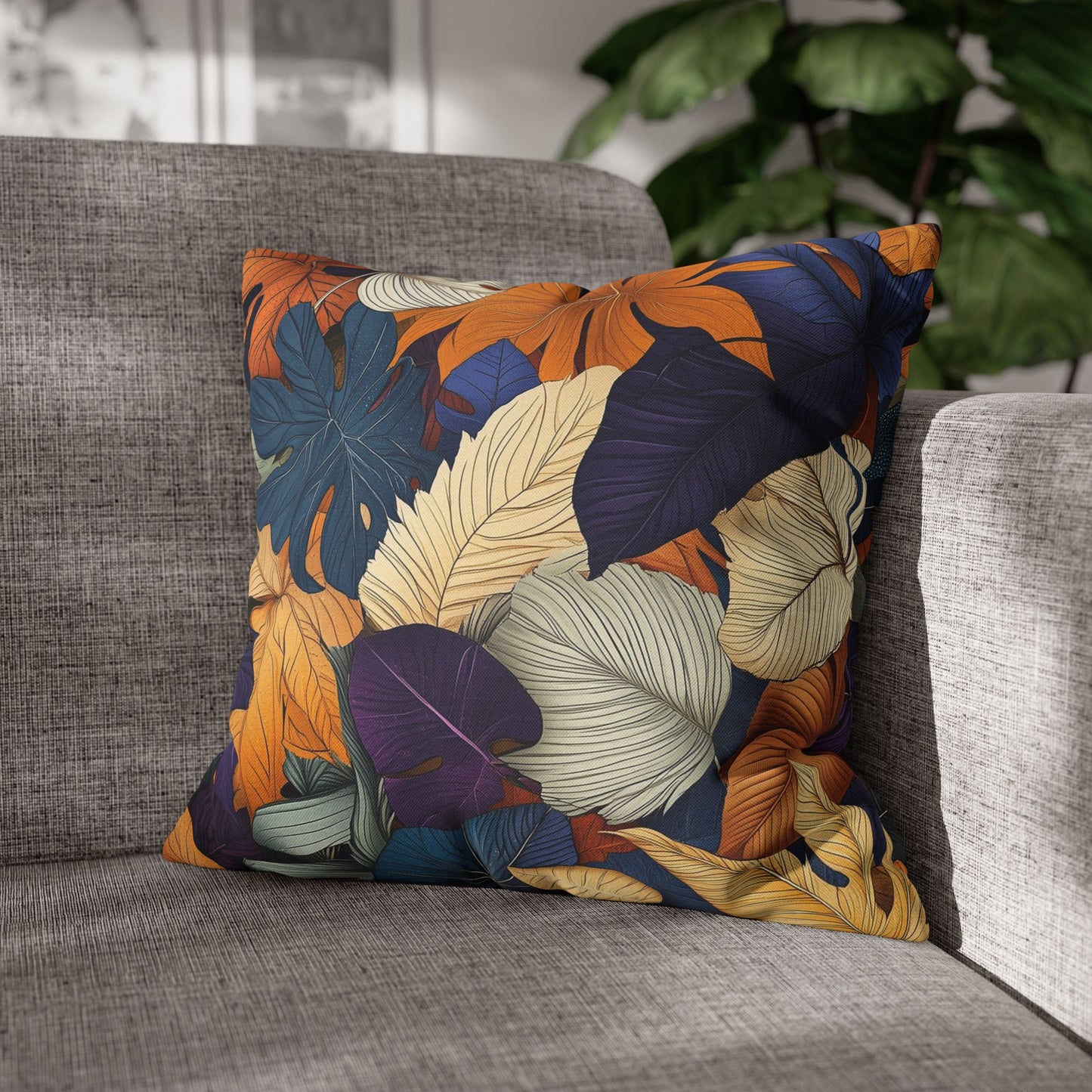 Tropical Tapestry- Square Polyester Pillowcase