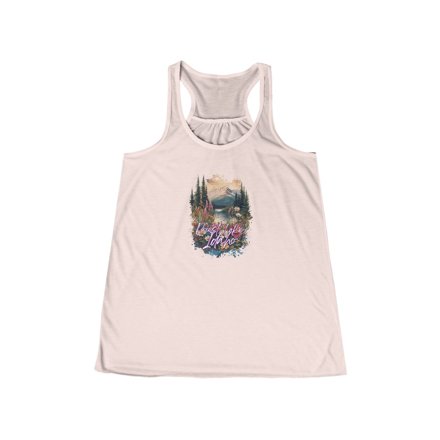 Priest Lake Brush Women's Flowy Racerback Tank