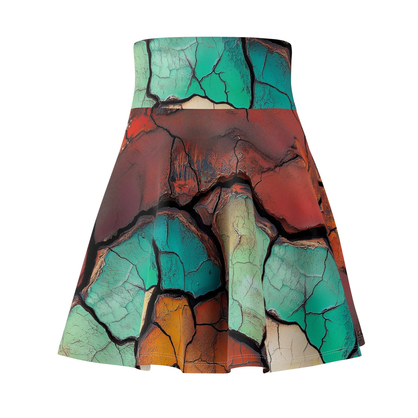 Geological Mosaic - Skater Skirt