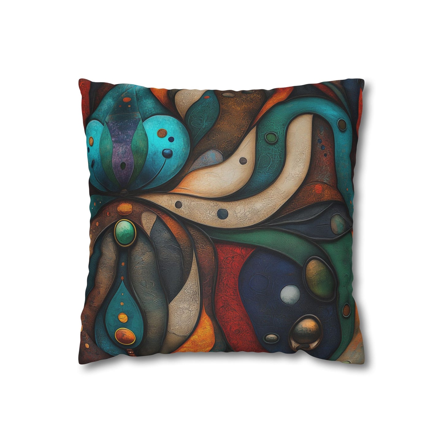 Celestial Dance - Square Polyester Pillowcase