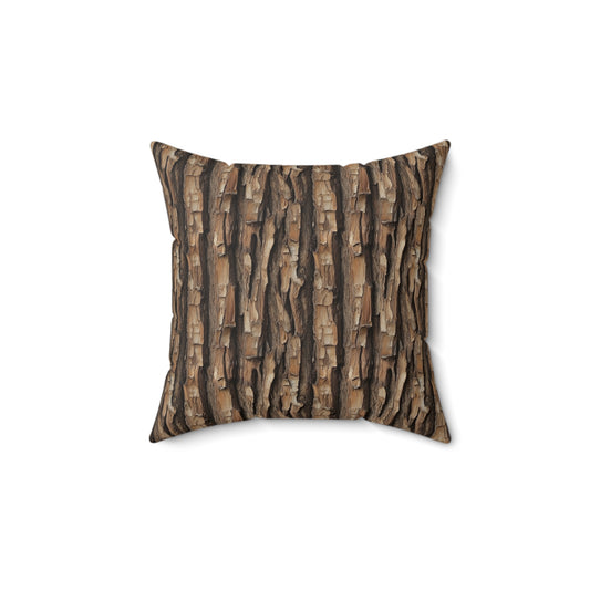 Cedar Bark Polyester Pillow