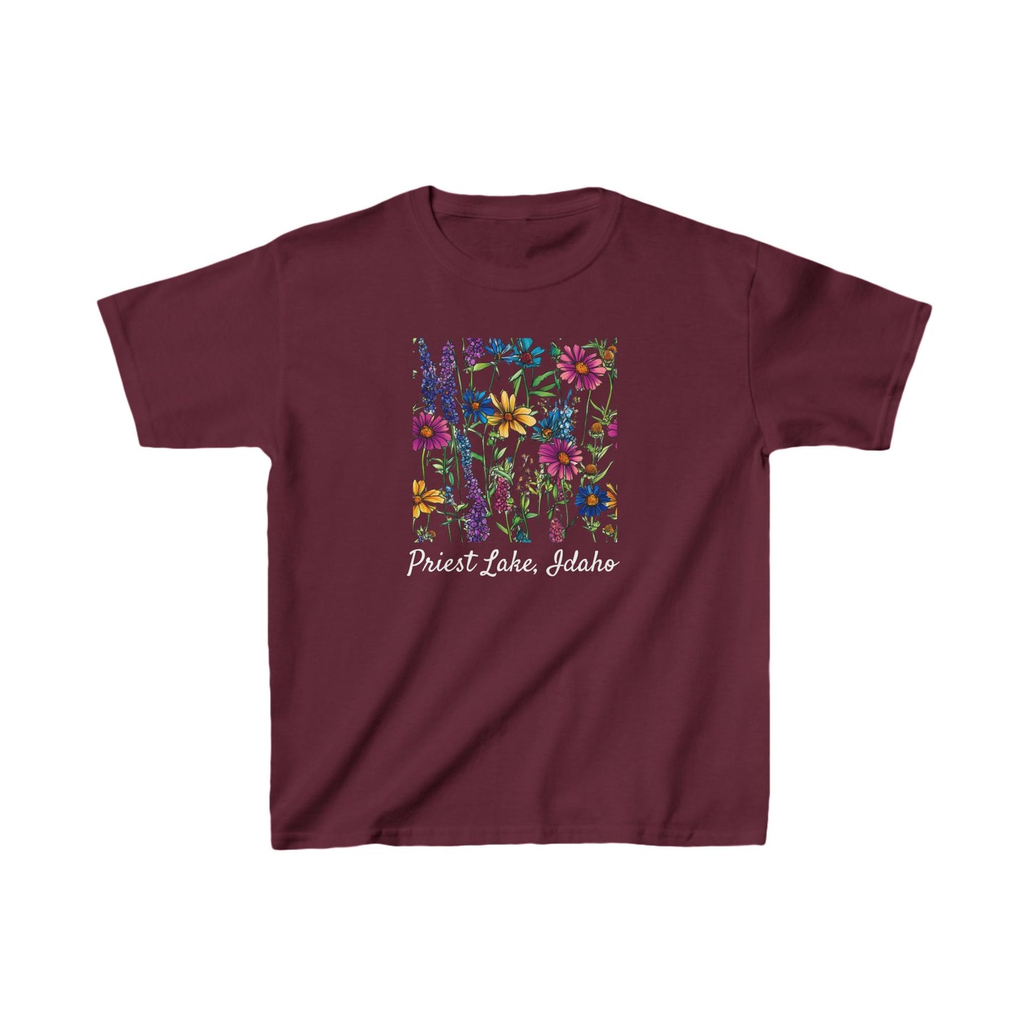 Priest Lake Wildflower Kids T-shirt