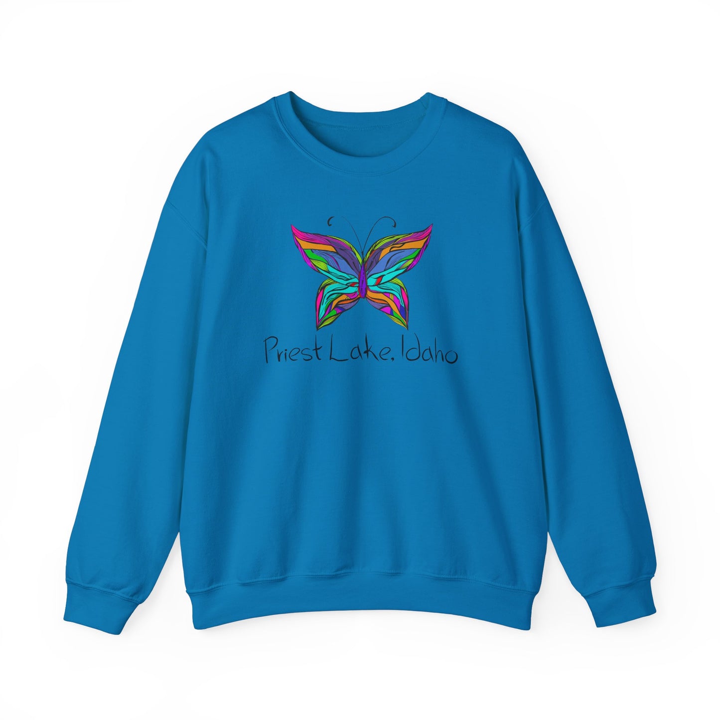 Priest Lake Butterfly Unisex Heavy Blend™ Crewneck Sweatshirt