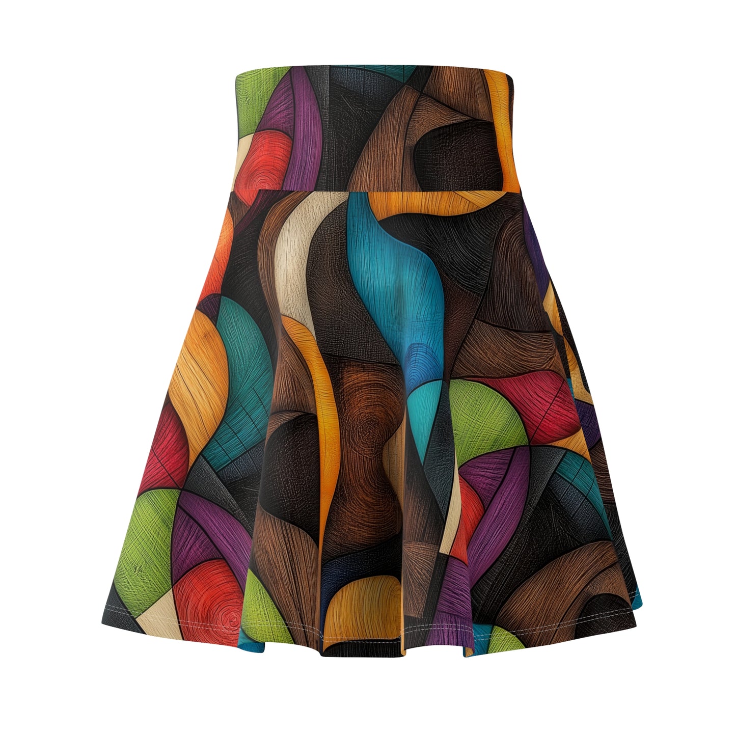 Chromatic Whirlwind - Skater Skirt