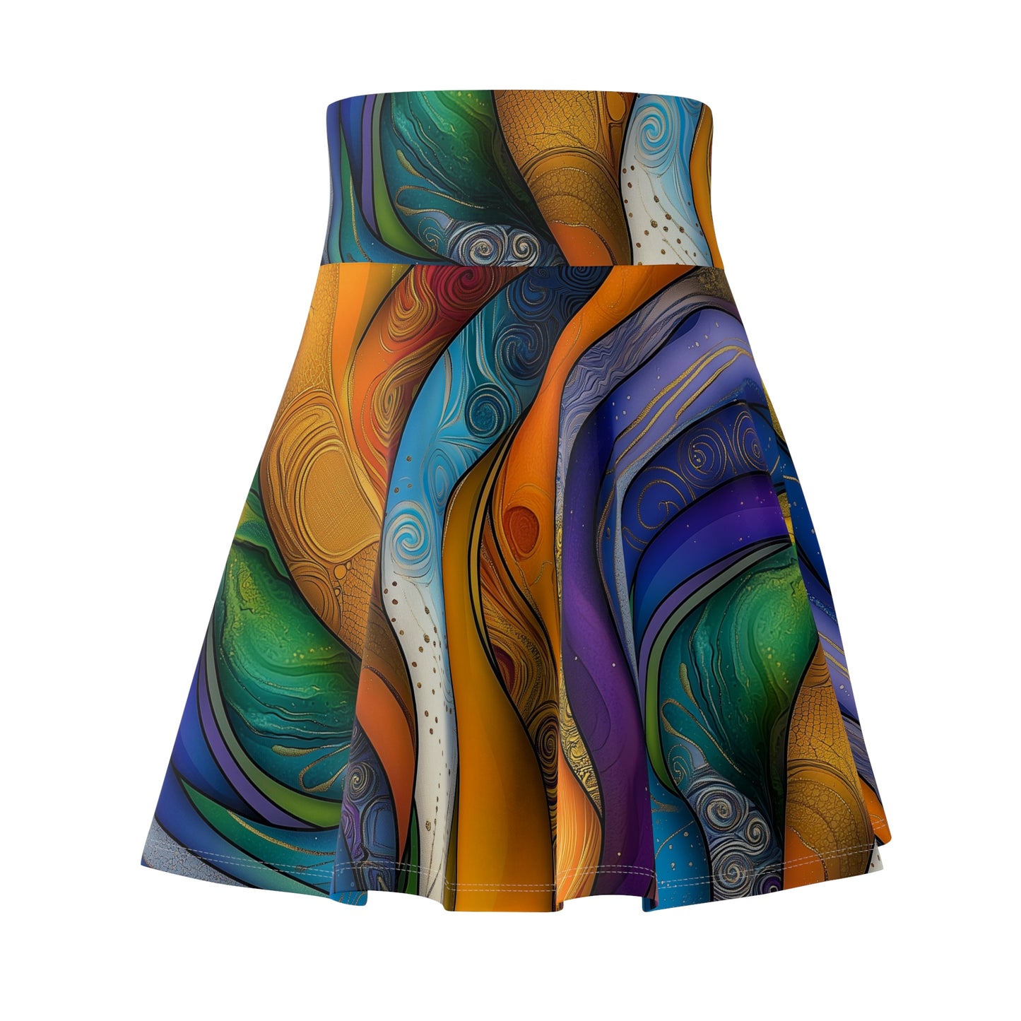 Undulating Dreams - Skater Skirt