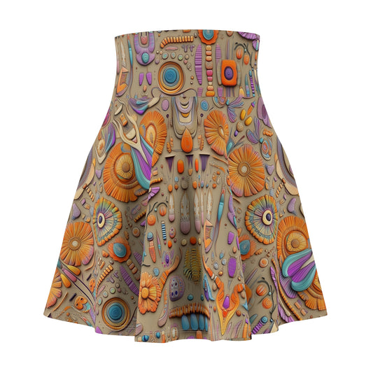 Nature's Mandala - Skater Skirt