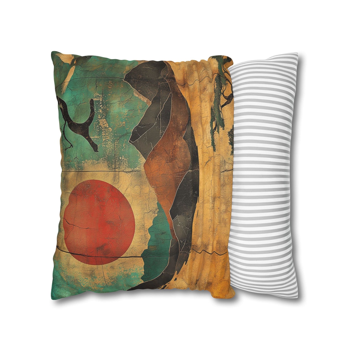 Rising Sun - Square Polyester Pillowcase