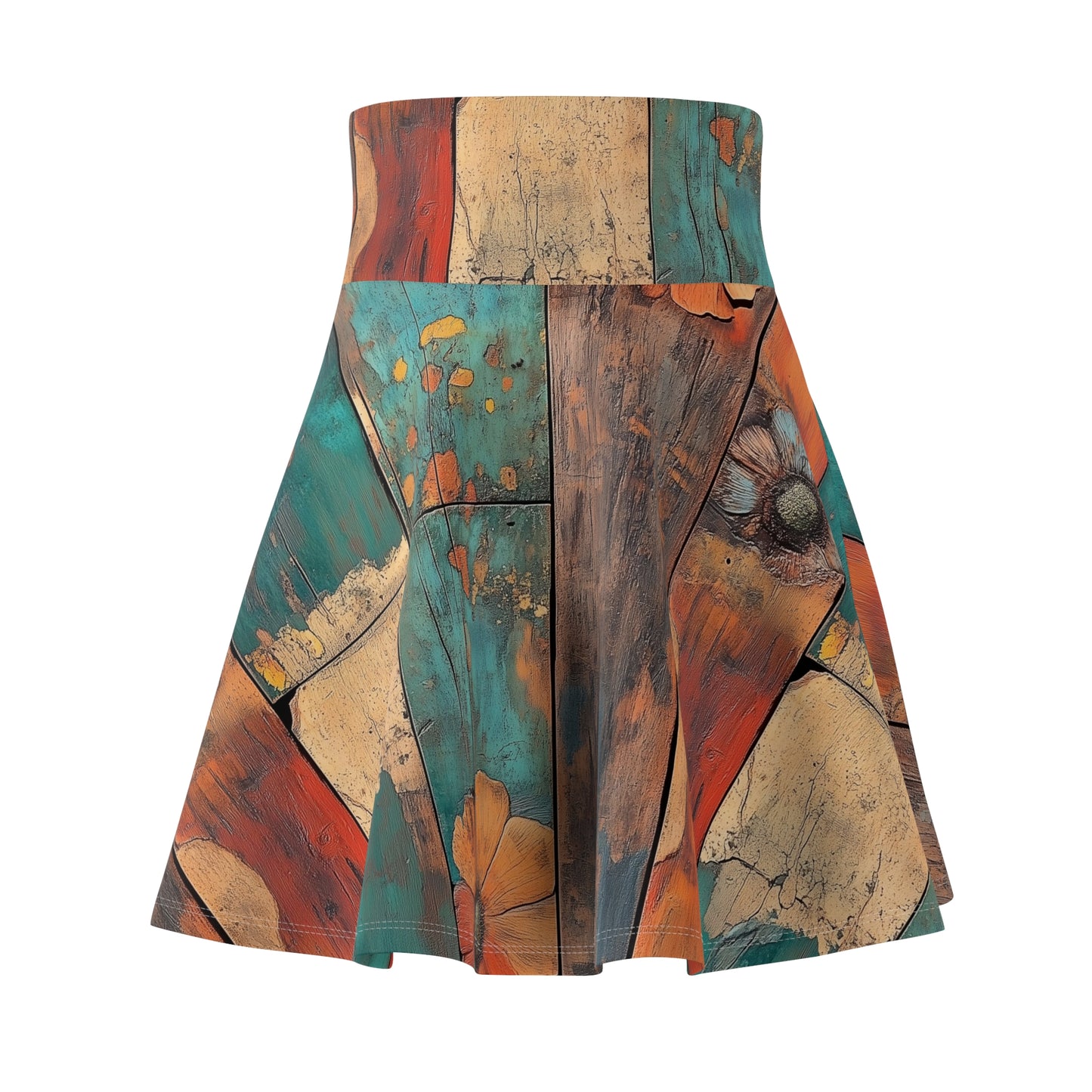 Weathered Petals - Skater Skirt