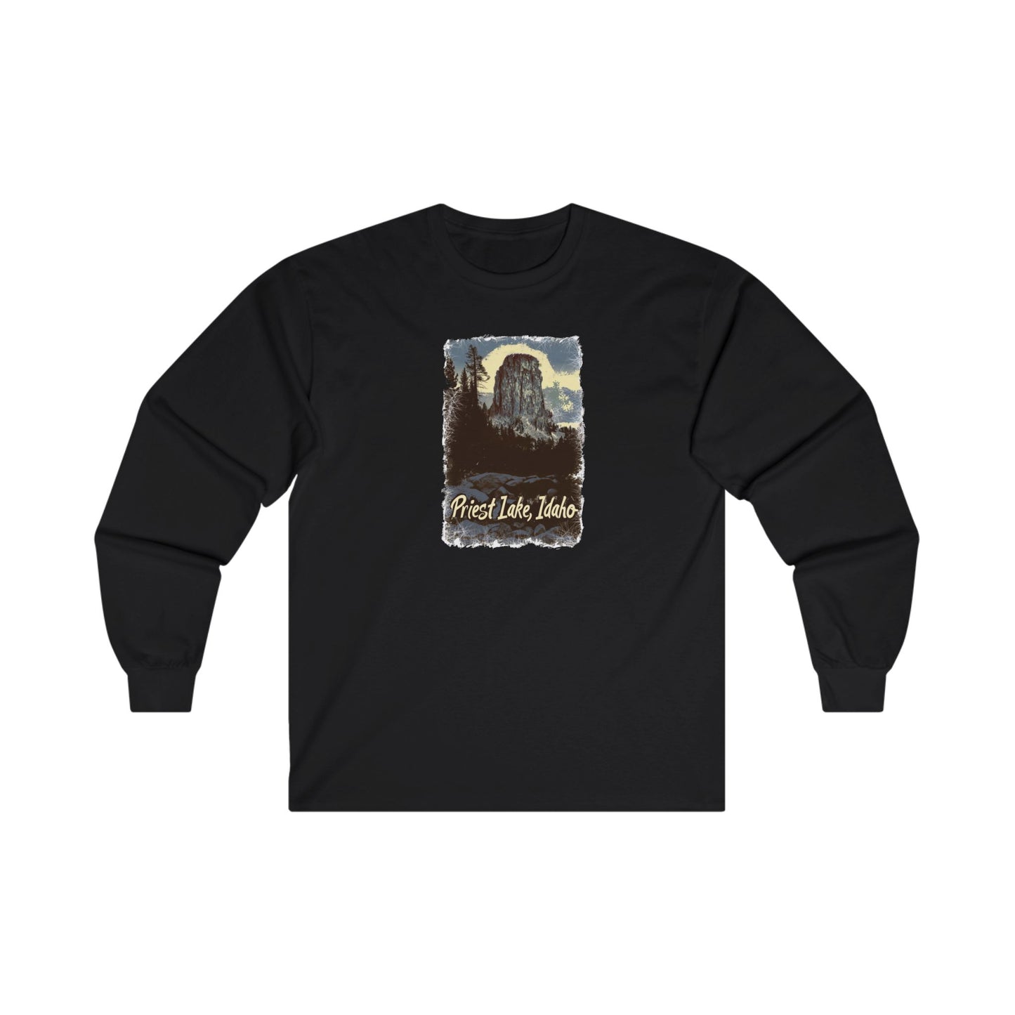 Chimney Rock of Priest Lake Ultra Cotton Long Sleeve T-shirt