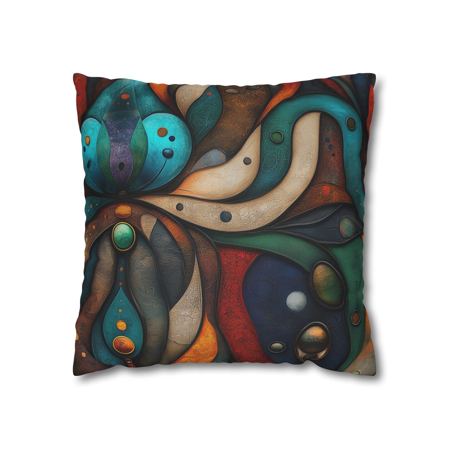 Celestial Dance - Square Polyester Pillowcase