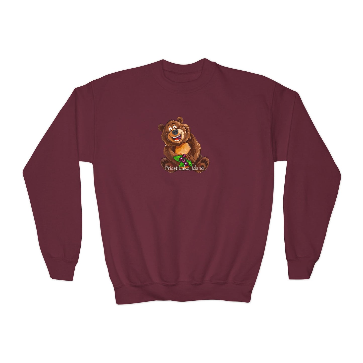 Huckle Bear Youth Crewneck Sweatshirt