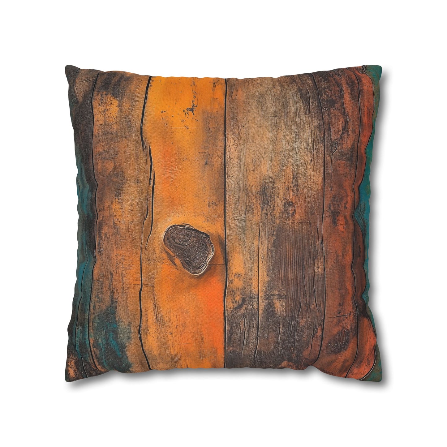 Vibrant Decay - Square Polyester Pillowcase