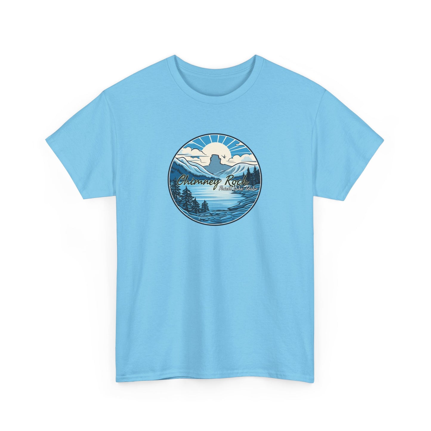 Blue Chimney Rock Unisex Heavy Cotton Tee