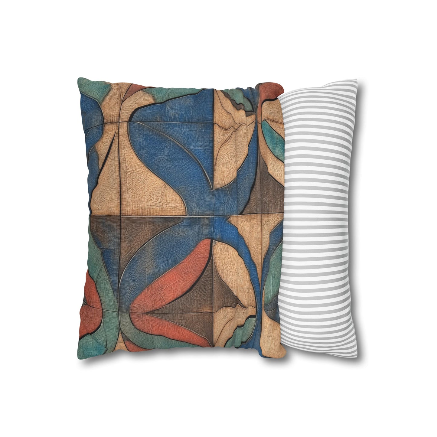 Waves of Harmony - Square Polyester Pillowcase