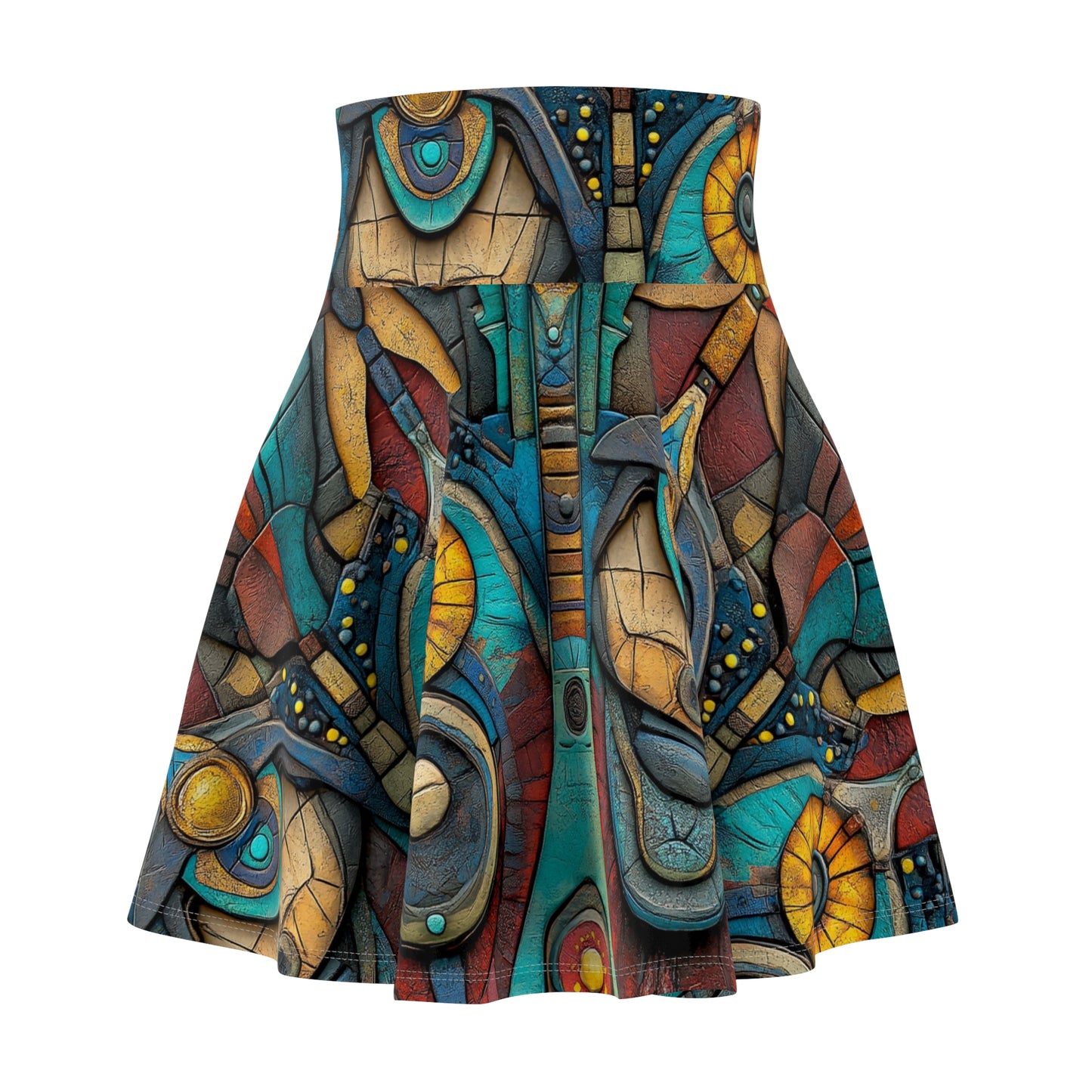 Geometric Dreamcatcher - Skater Skirt