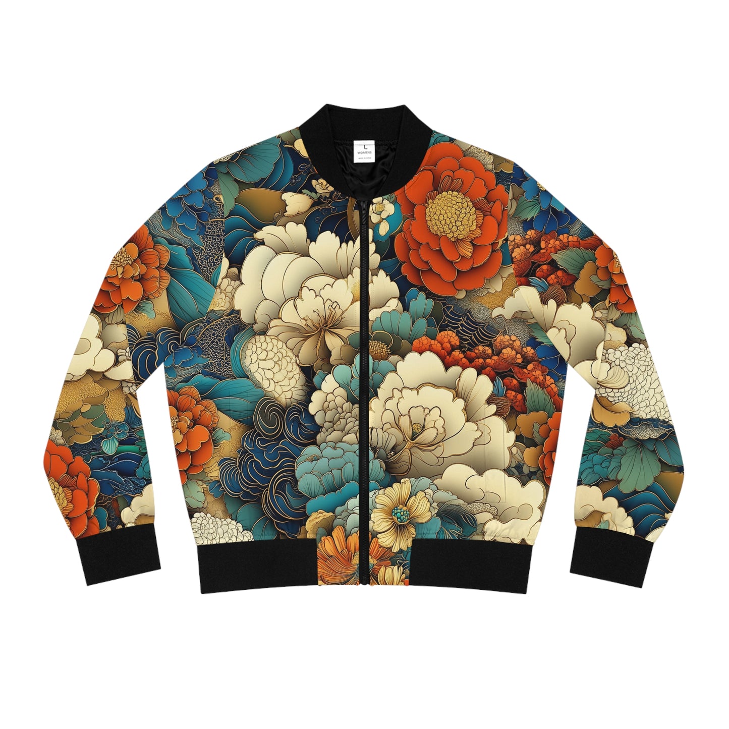 Blustery Floral Bomber
