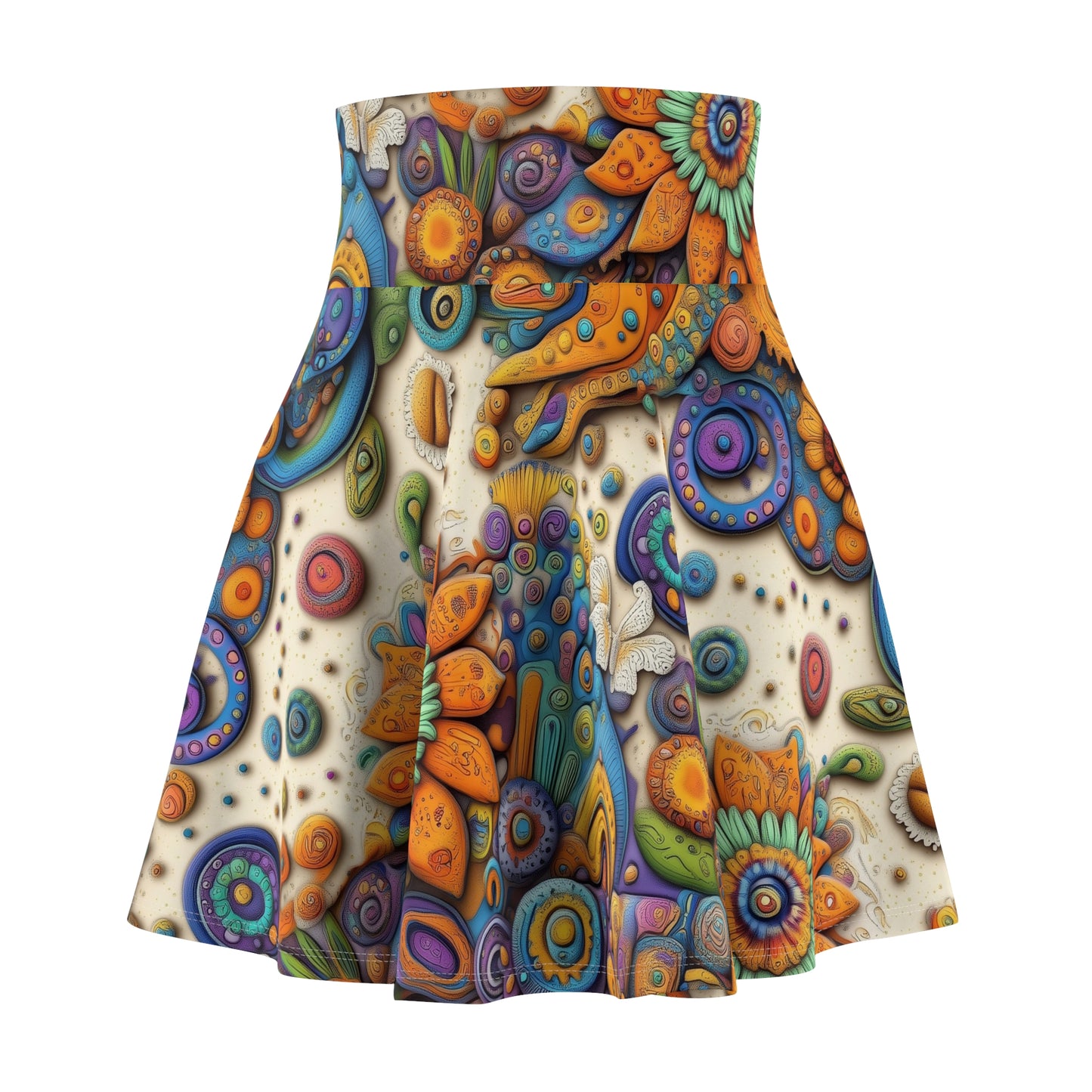 Abstract Oasis - Skater Skirt