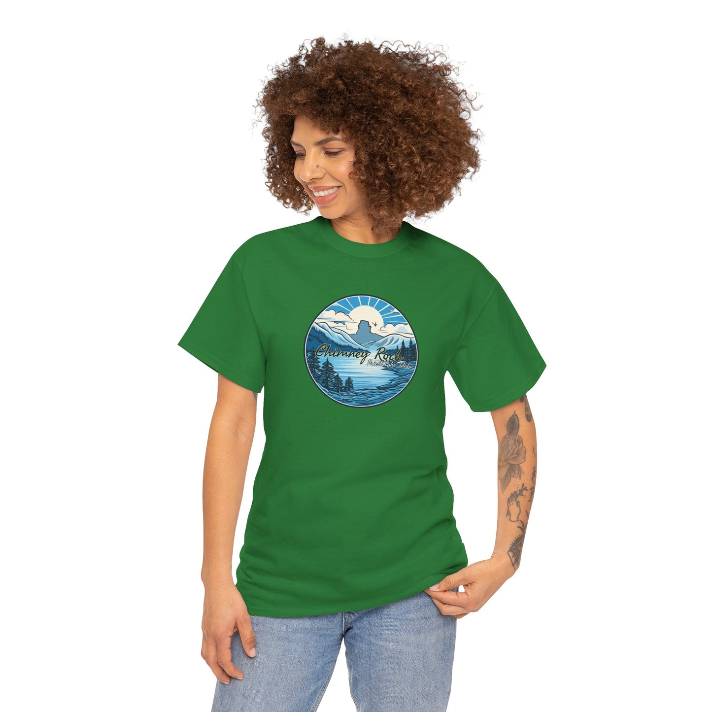 Blue Chimney Rock Unisex Heavy Cotton Tee