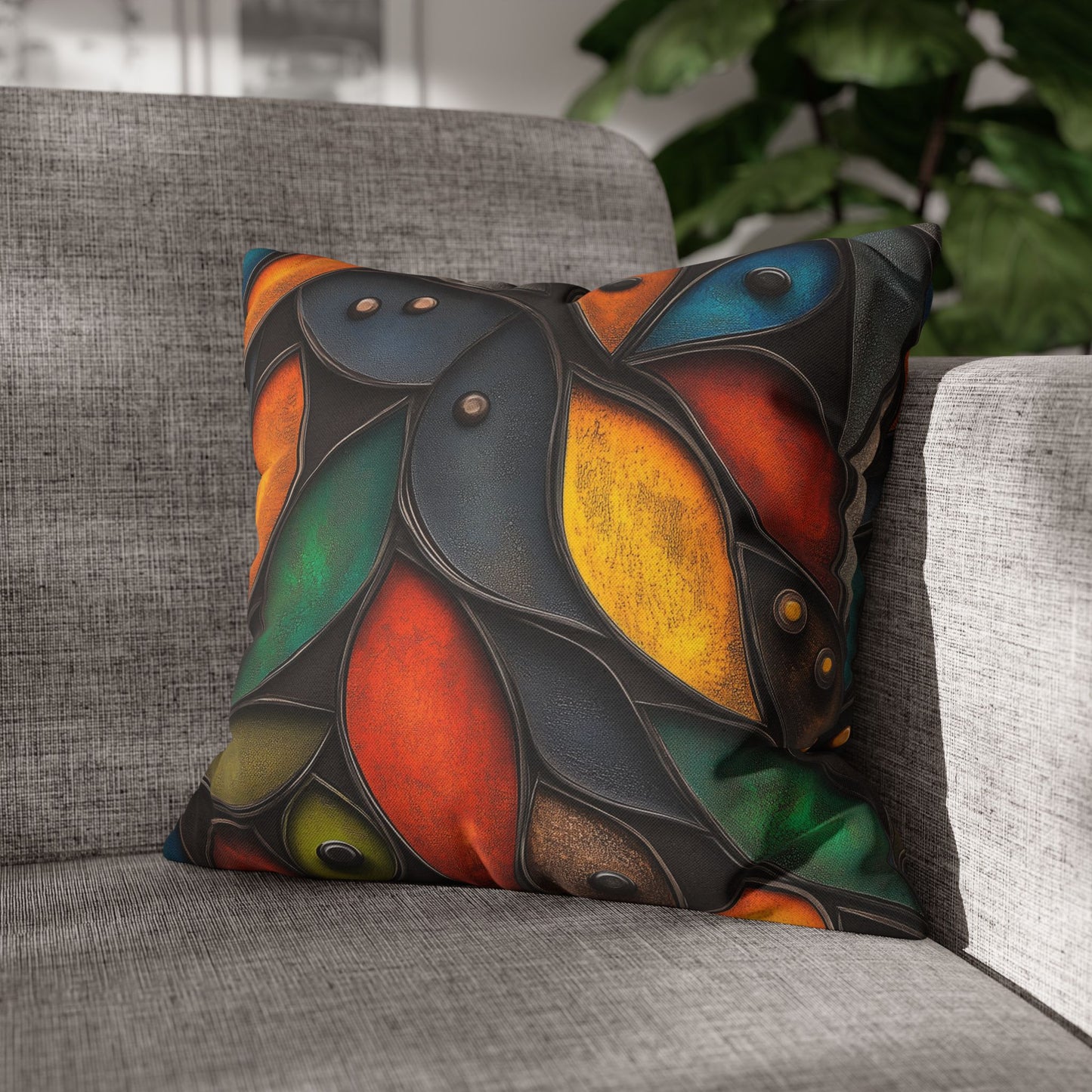 Leaf Symphony - Square Polyester Pillowcase