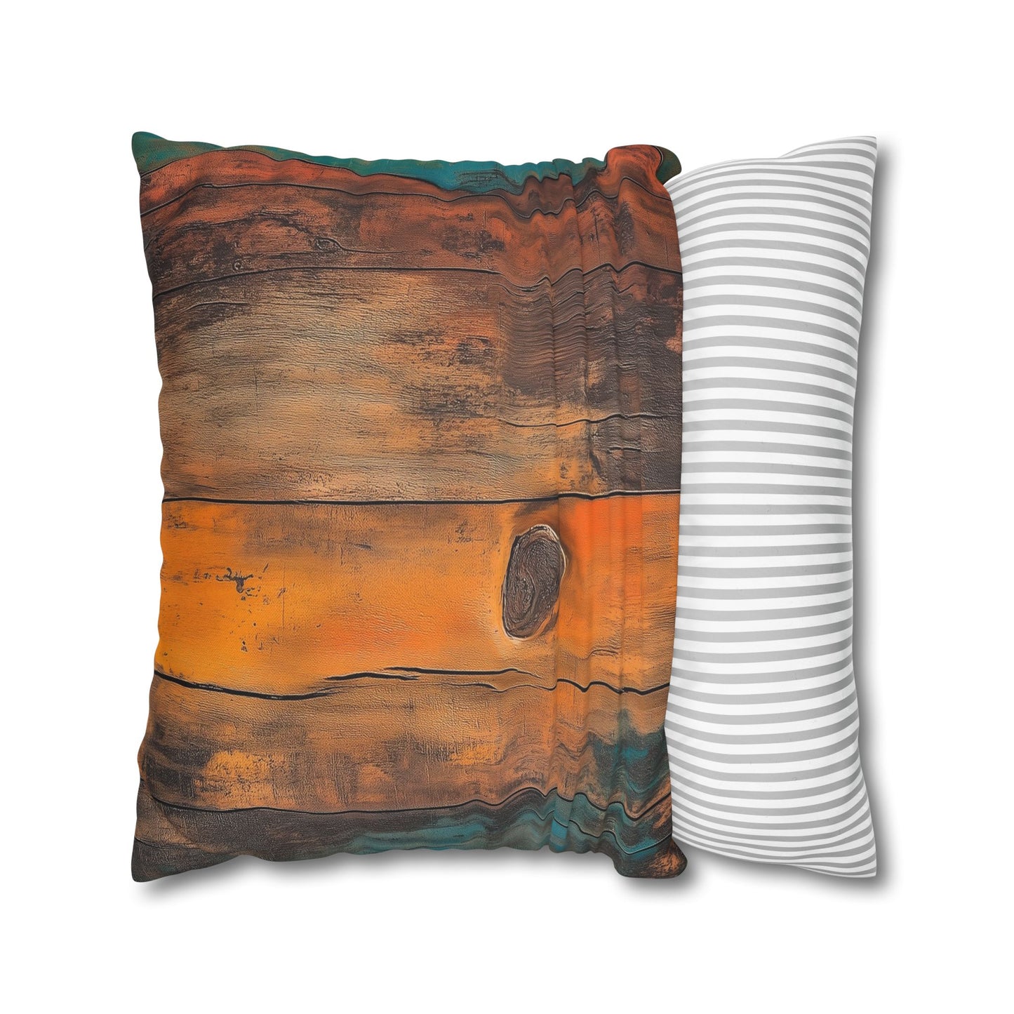 Vibrant Decay - Square Polyester Pillowcase